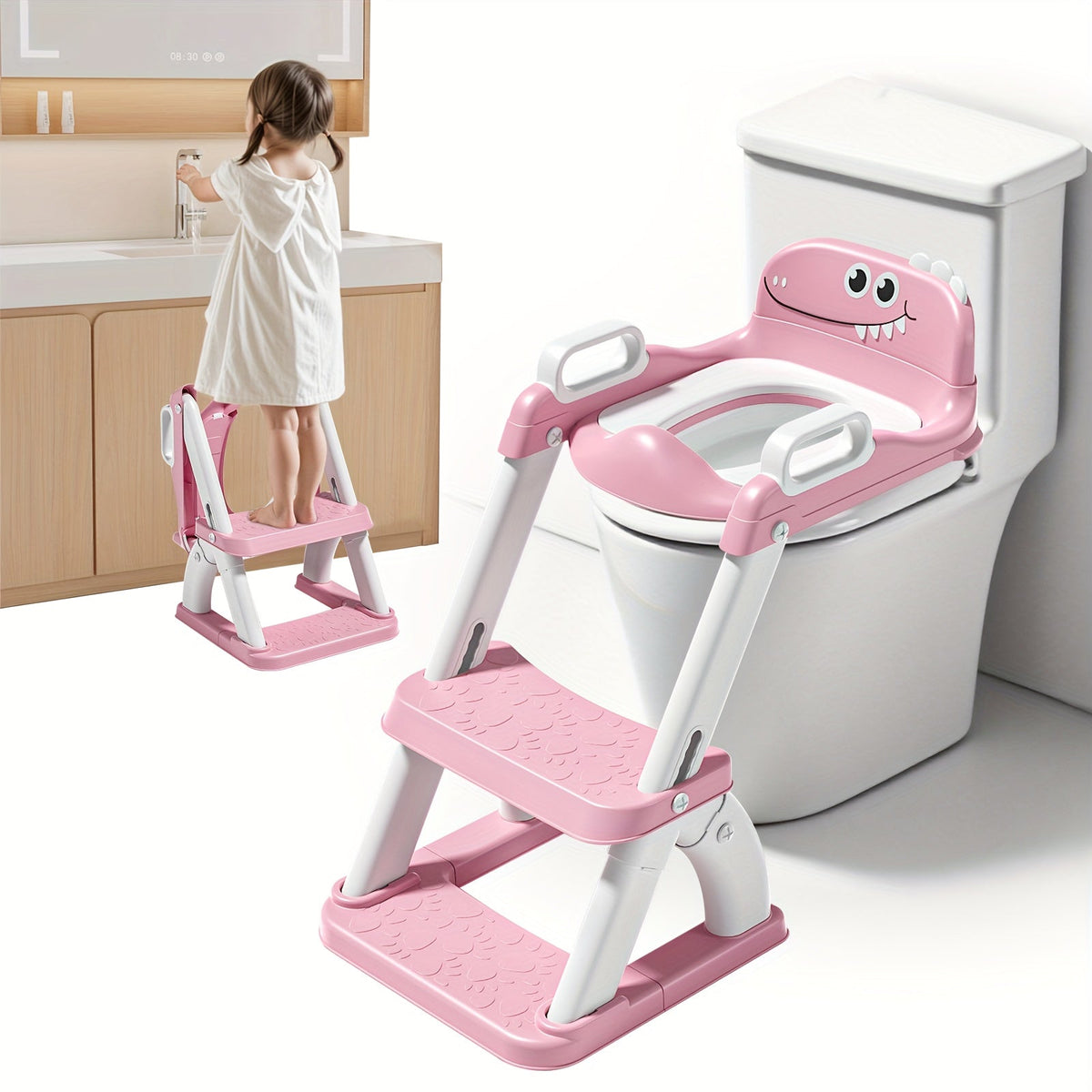 Potty Training Seat - Non-Slip 2-In-1 Toilet Detachable – view 11