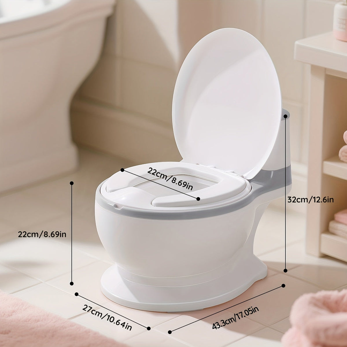 Potty Training Seat - Soft Chair Large Toilet – view 2