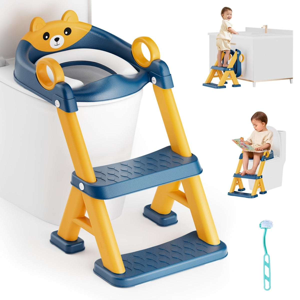 Potty Training Seat - Soft Toilet Steps Splash – view 8