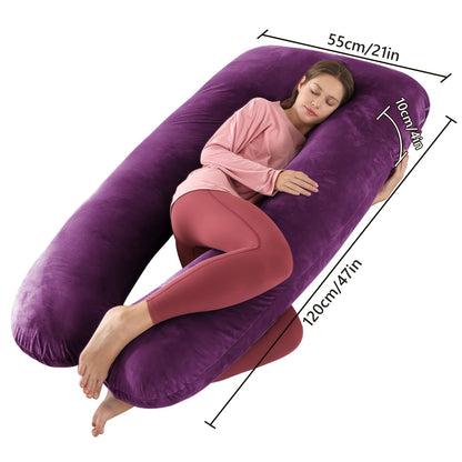 Pregnancy Pillow - Portable Soft U-Shaped Maternity – view 2