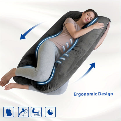Pregnancy Pillow - Portable Soft U-Shaped Maternity – view 4