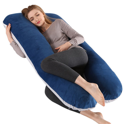 Pregnancy Pillow - Portable Soft U-Shaped Maternity – view 7