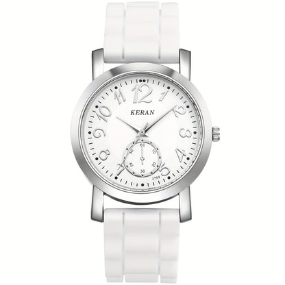 Quartz Watch - Jelly Silicone Strap Analog Wristwatch Unisex Teens Colorful Candy Color - main product view