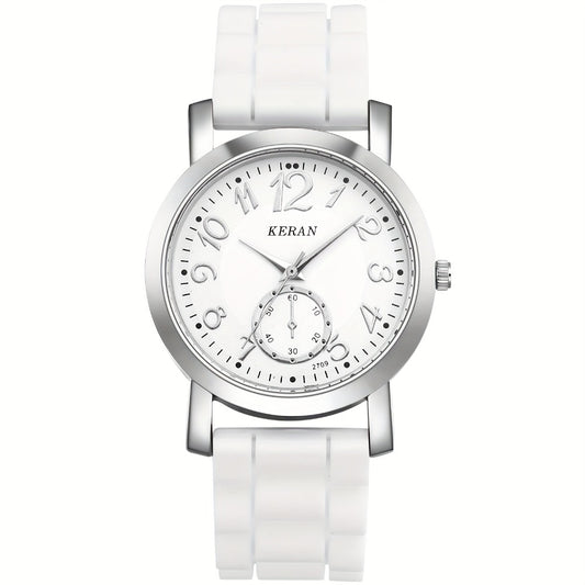 Quartz Watch - Jelly Silicone Strap Analog Wristwatch Unisex Teens Colorful Candy Color - main product view