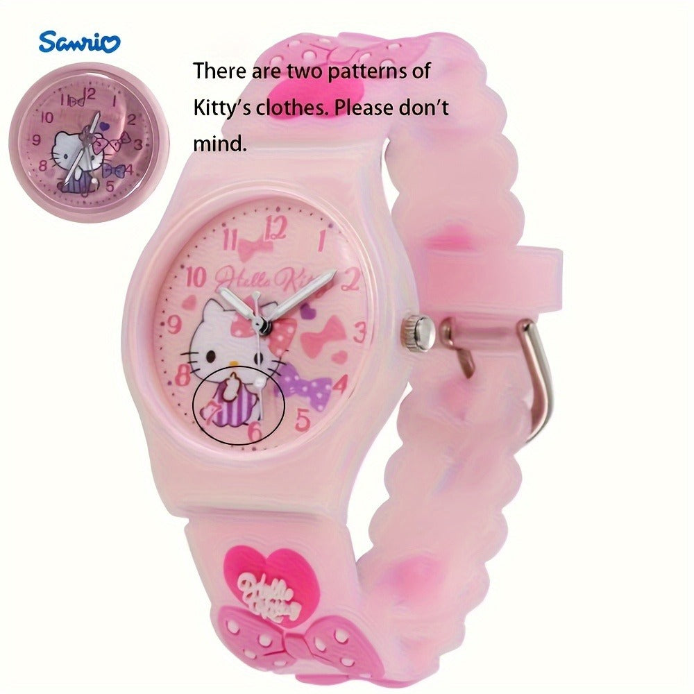 Quartz Watch - Kids Sanrio Character Hello Kitty Kuromi Melody Cinnamon Dog Children - product detail view 3