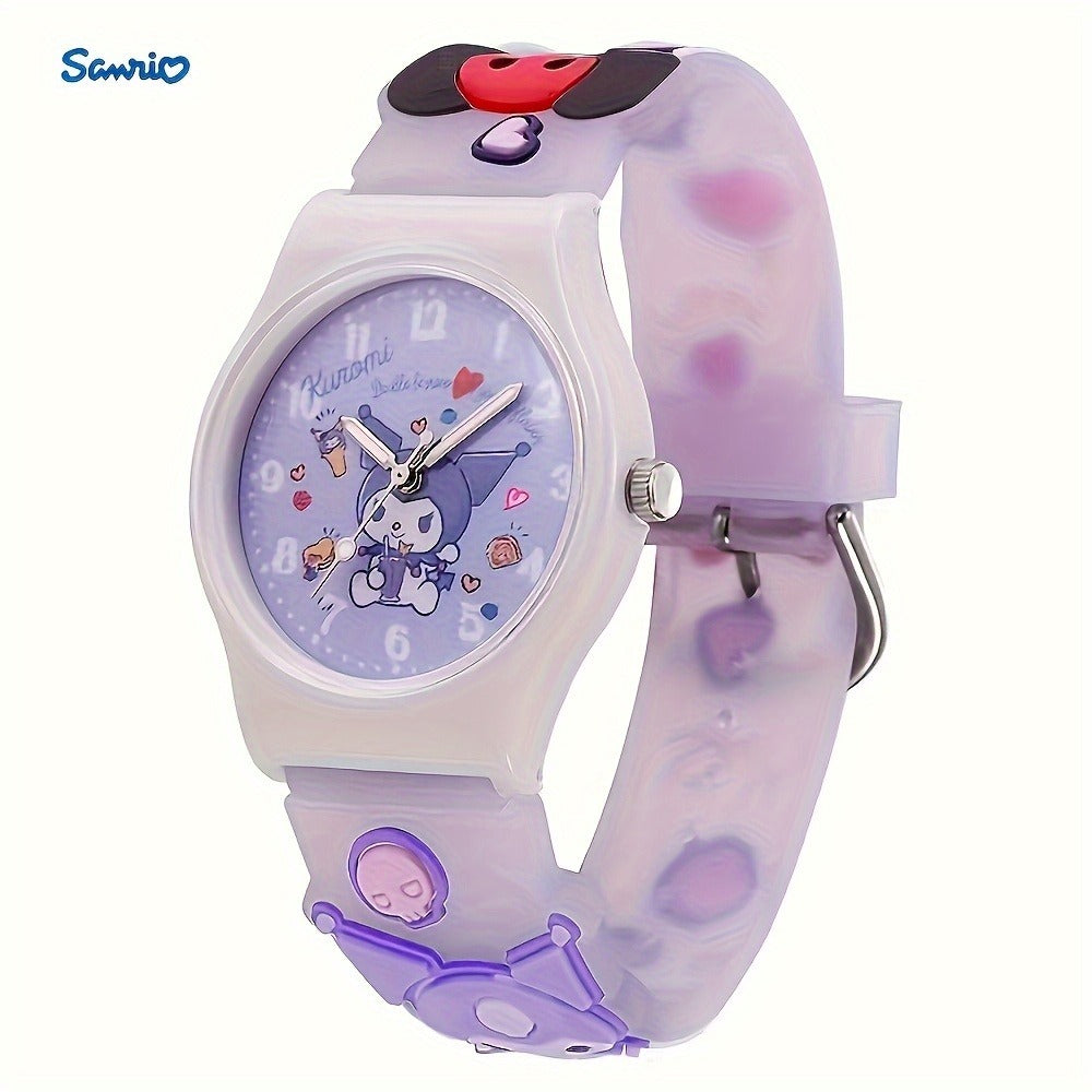Quartz Watch - Kids Sanrio Character Hello Kitty Kuromi Melody Cinnamon Dog Children - product detail view 5