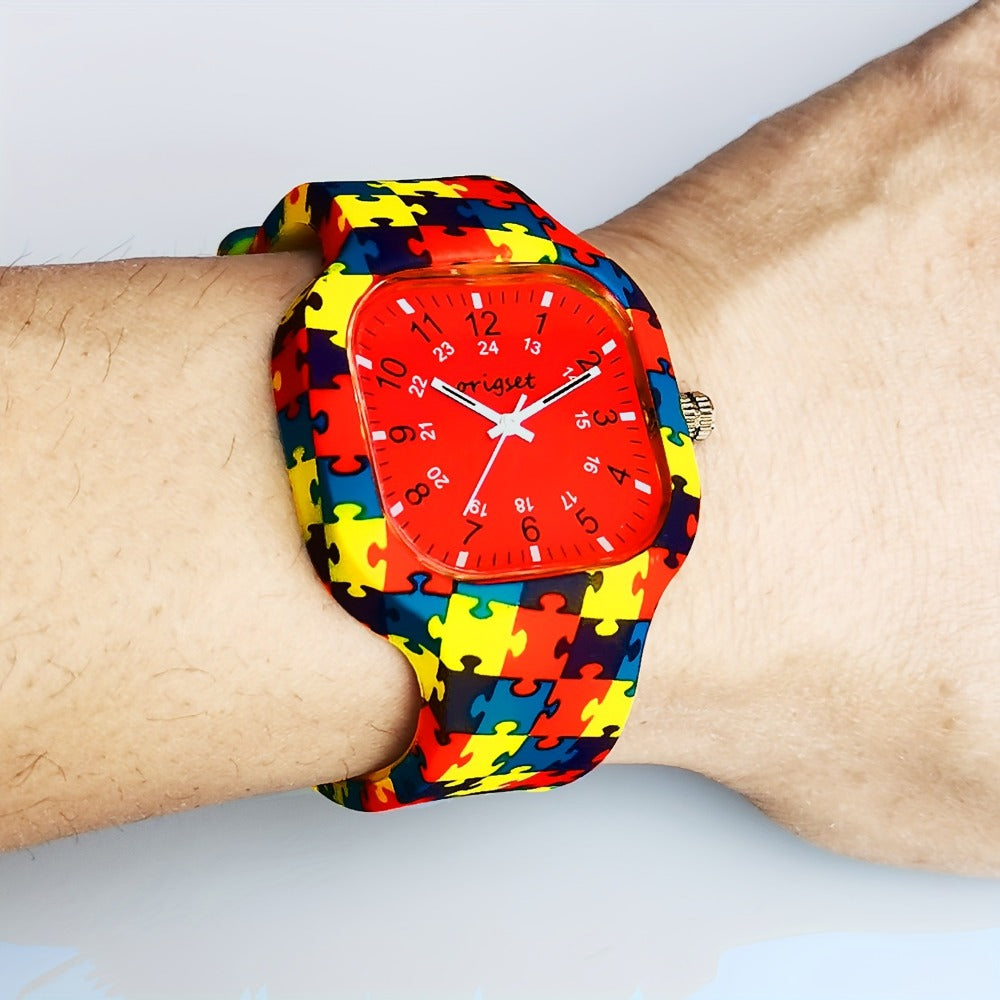 Quartz Watch - Nurse with 24-Hour Puzzle Dial Japanese Wristwatch for Nurses, Doctors & - product detail view 7