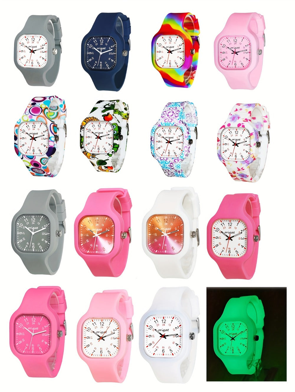 Quartz Watch - Nurse with 24-Hour Puzzle Dial Japanese Wristwatch for Nurses, Doctors & - product detail view 13