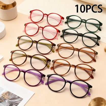 Reading Glasses - 10 Pack Bulk Multicolor Men Women High Magnification +1.00 to +4.00 - product detail view 7