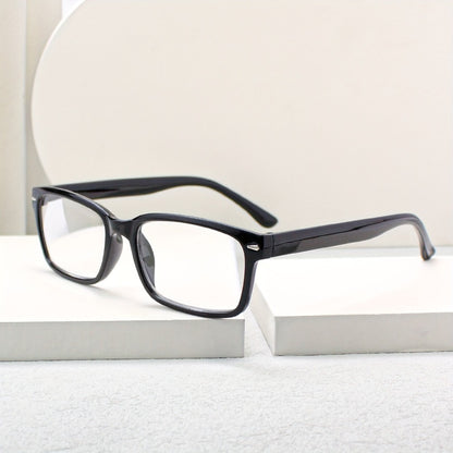 Reading Glasses - 10 Pack Ultra Light Square Frame HD Clear Lenses Vintage Metal Accents - product detail view 11