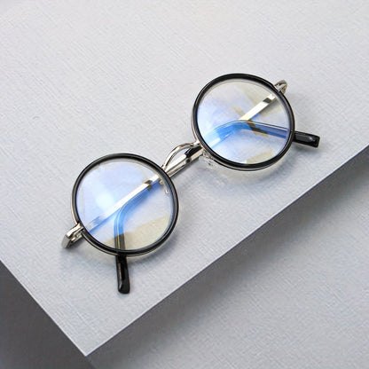 Reading Glasses - 2 Pack Metal Round Frame Spring Hinge for Men Women Lightweight Stylish - product detail view 12