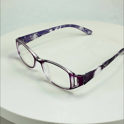 Reading Glasses - 4 Pairs Multicolor Rectangular Frame Presbyopia Readers Men Women +1.0 to - product detail view 10