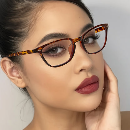 Reading Glasses - 6 Pack Oval Full Frame Anti-Glare PC Lenses Minimalist Fashion Readers - product detail view 3