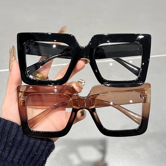 Reading Glasses - Anti Blue Light 2 Pairs Rectangular Large Frame UV Protection Computer - main product view