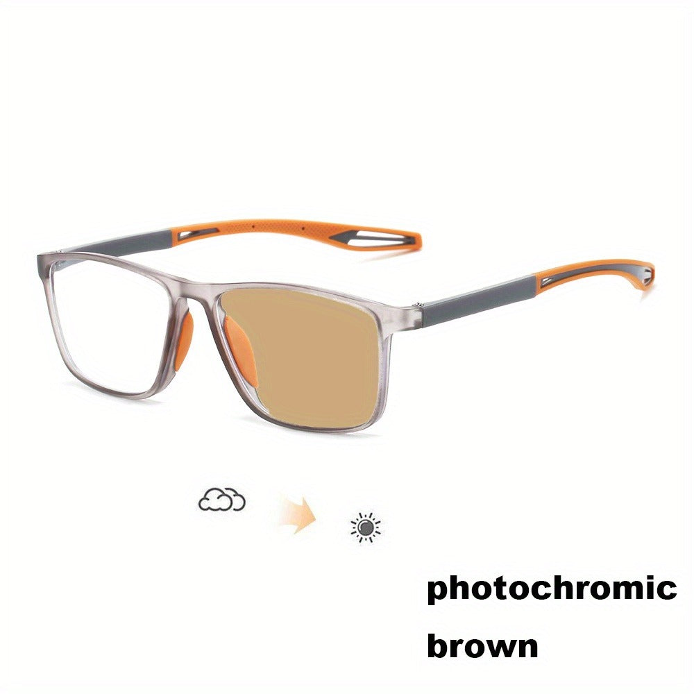 Reading Glasses - Photochromic TR90 Sport Frame Ultralight UV Protection for Men Women - product detail view 19