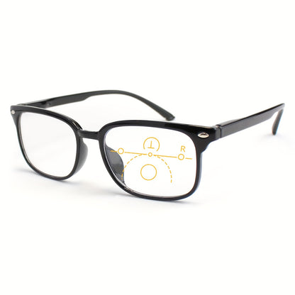 Reading Glasses - Small Rectangle Spring Hinge Lightweight PC Lens Unisex Classic Stylish - product detail view 14