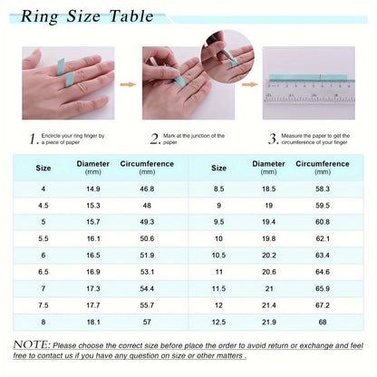 Rings for Women - 925 Silver Black Heart, Minimal Band - set quantity detail