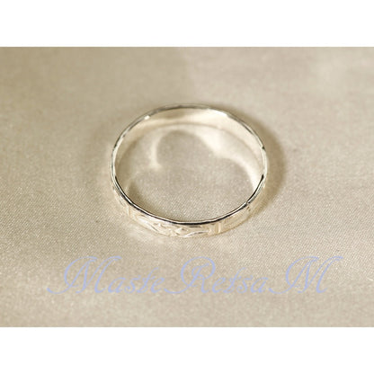 Rings for Women - 925 Sterling Silver Pattern Ring for & Men Handmade Waterproof - product detail view 5