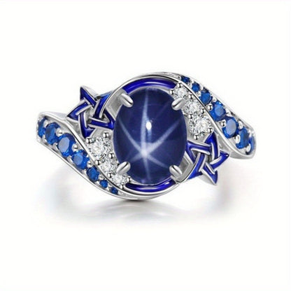 Rings for Women - 925 Sterling Silver Ring for & Men Elegant Minimalist Light Luxury Band - product detail view 3