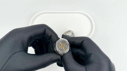 Rings for Women - Saint Benedict Medal Ring Stainless Steel Cross Religious Jewelry Silver - product detail view 13