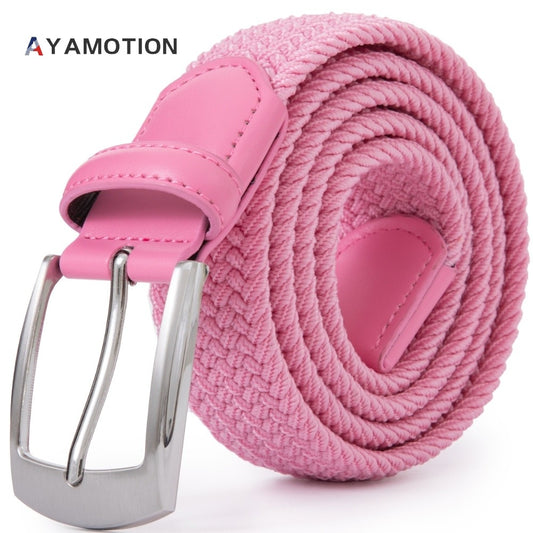 Men's Belt - Elastic Ratchet for Women Stretch Braided Woven Automatic Buckle 32-Click - main product view