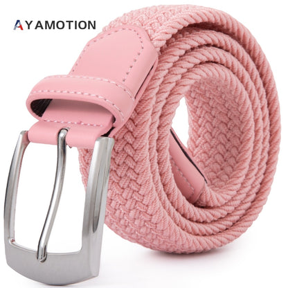 Men's Belt - Elastic Ratchet for Women Stretch Braided Woven Automatic Buckle 32-Click - product detail view 55