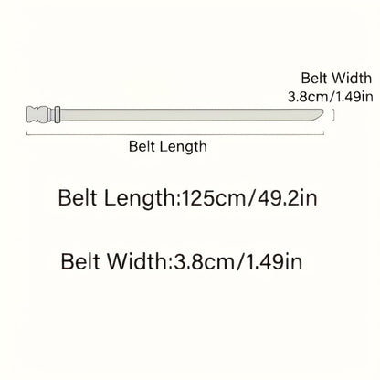 Men's Belt - Nylon for 3 Pack Quick-Release Buckle, Adjustable up to 49.2", Lightweight - product detail view 2
