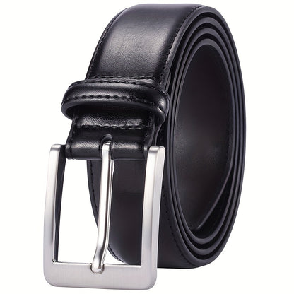 Men's Belt - Prong Buckle for Genuine Leather Jeans , Classic Work & Business Dress - product detail view 16
