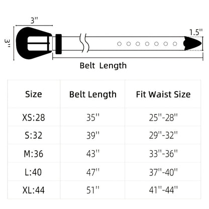 Men's Belt - Rhinestone Studded Bling Y2K Western Cowboy Cowgirl Style Faux Leather - product detail view 2