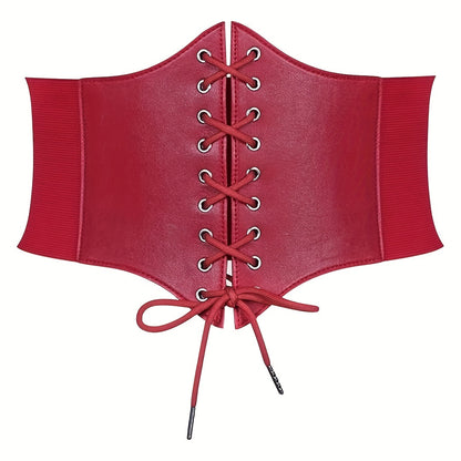 Women's Belt - 's Corset Multi-Pack Black Brown Red White Coffee Silver Crocodile Wide - product detail view 80