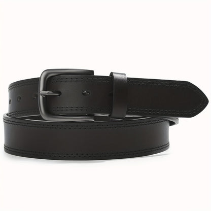 Men's Belt - 's Full Grain Leather Single & 2-Pack Bundle Classic Business Casual Dress - product detail view 27