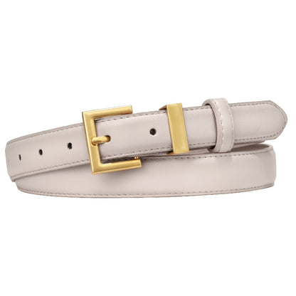 Women's Belt - Square Buckle for - Color Block Casual Dress for Jeans Pants Dresses, Hand - product detail view 5