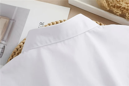 Men's Necktie - Detachable Fake Collar 4 Pack for Women Removable Half Shirt Collar, Solid - product detail view 16