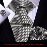 Silvery Grey Tie Set -105