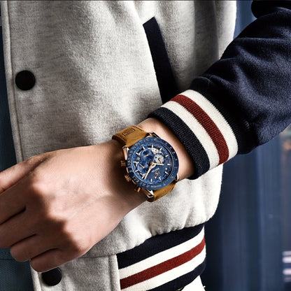 Men's Quartz Watch - BENYAR Luminous Chronograph Analog Big Face Business Sport Casual Fashion - product detail view 19