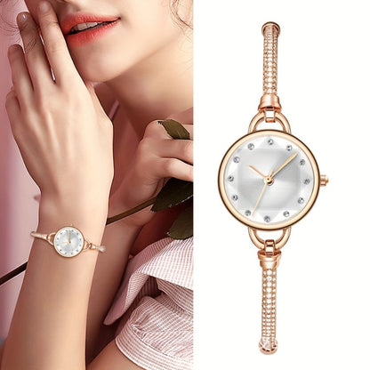 Women's Quartz Watch - Bracelet for Hexagonal Case Stainless Steel Analog Dress Wristwatch Petite - product detail view 9