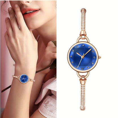 Women's Quartz Watch - Bracelet for Hexagonal Case Stainless Steel Analog Dress Wristwatch Petite - product detail view 21