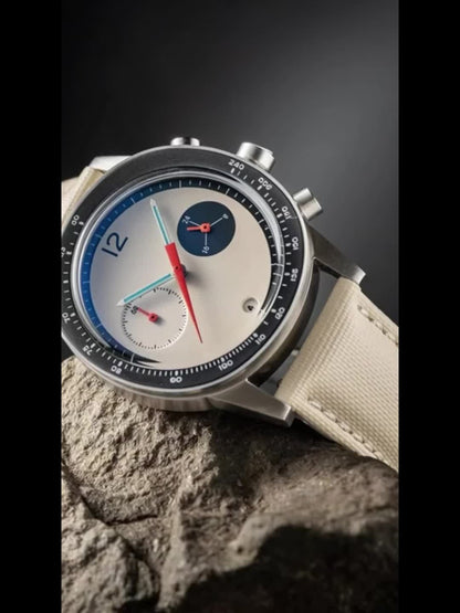 Men's Quartz Watch - CILOA 's Large Dial Stainless Steel Case Calendar Display Fashion Luxury - product detail view 9