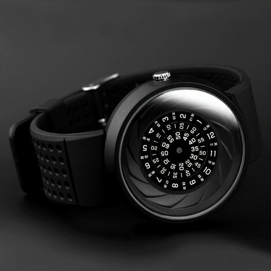 Men's Quartz Watch - Concept Password Dial for Unique Fashion Wristwatch with Extra Strap & - main product view