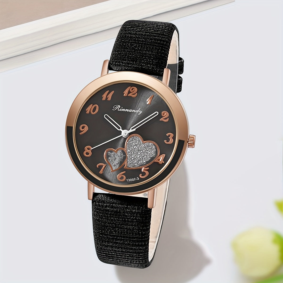 Women's Quartz Watch - Cute Shiny Heart Candy Color Fashion Analog Wristwatch Colorful Casual - product detail view 14