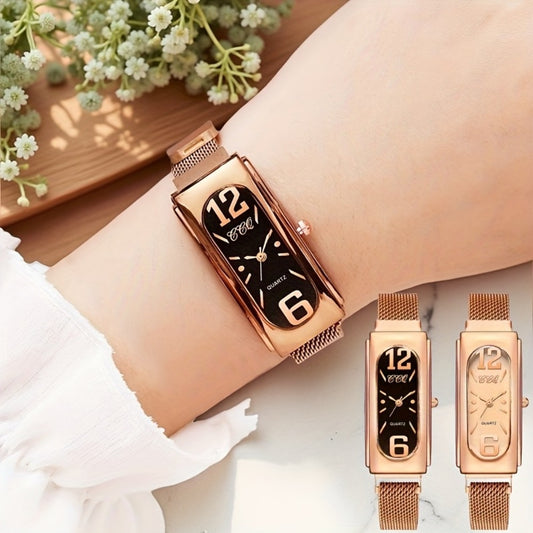 Women's Quartz Watch - Fashion Casual for Innovative Analog Dial, Everyday Wristwatch, Versatile - main product view