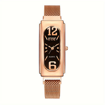 Women's Quartz Watch - Fashion Casual for Innovative Analog Dial, Everyday Wristwatch, Versatile - product detail view 13