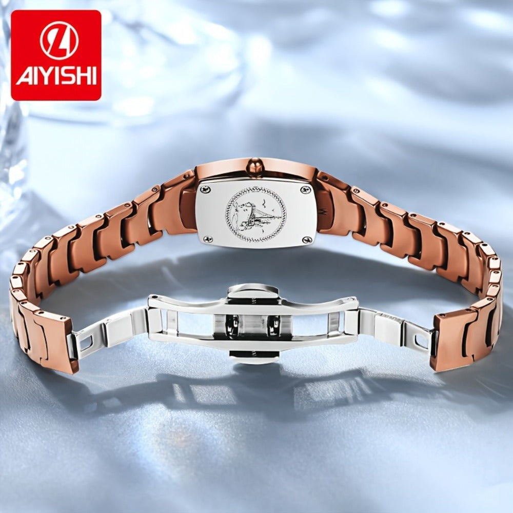 Women's Quartz Watch - Glow in the Dark for AIYSIHI Elegant Rhinestone Wristwatch, Gorgeous - product detail view 7