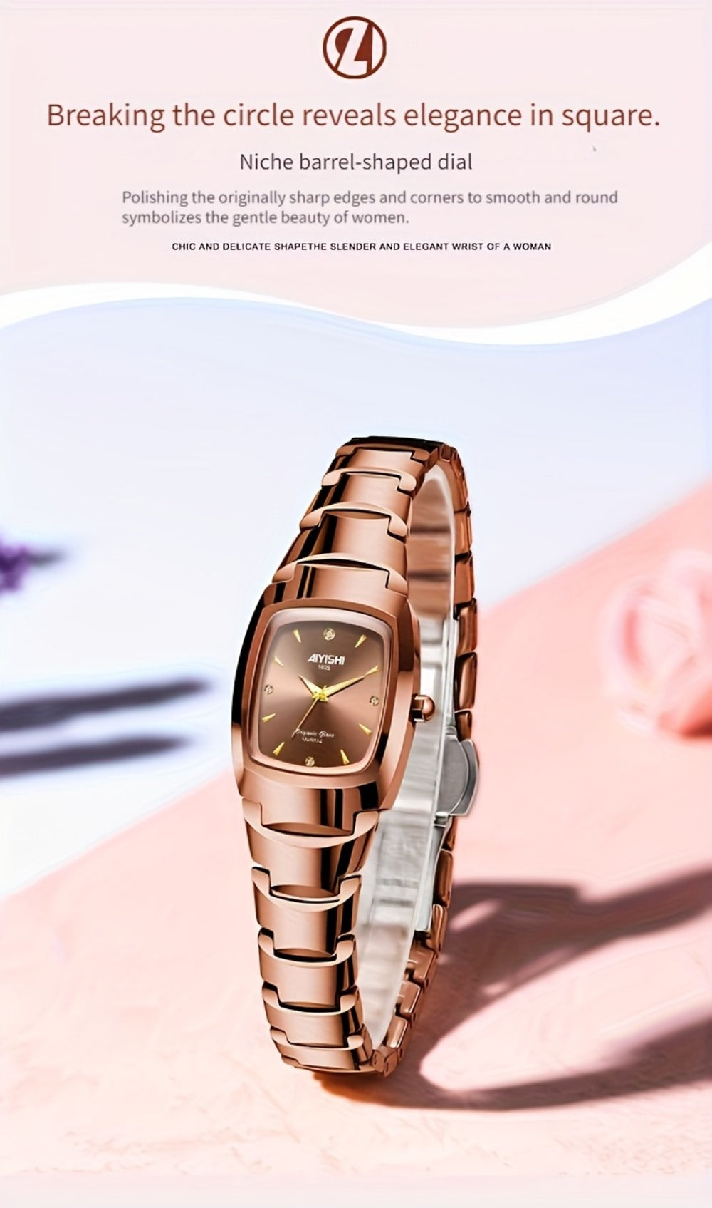 Women's Quartz Watch - Glow in the Dark for AIYSIHI Elegant Rhinestone Wristwatch, Gorgeous - product detail view 14