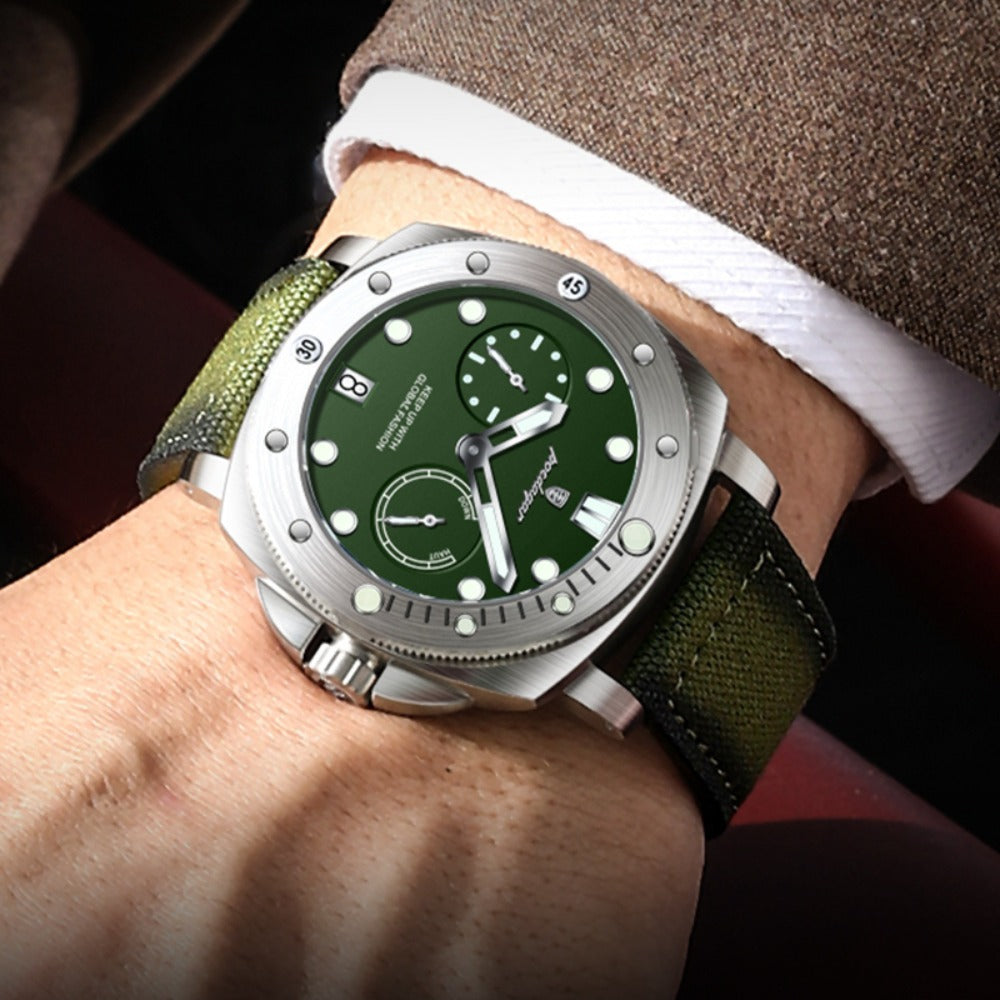 Men's Quartz Watch - POEDAGAR 's with Nylon Strap 3ATM Waterproof, Multi-Function Sport for - product detail view 13