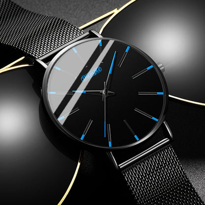 Men's Quartz Watch - 's 3-Piece Set Rhinestone Analog Dials, Casual & Dressy Wristwatches - product detail view 3
