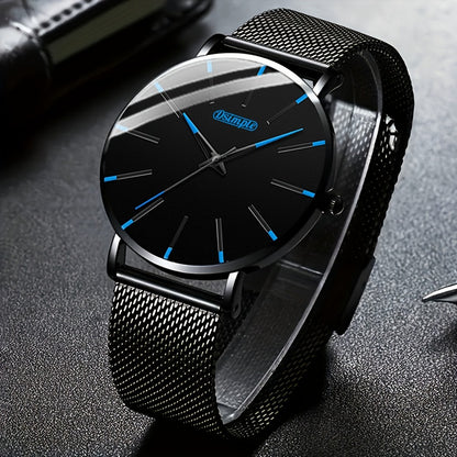 Men's Quartz Watch - 's 3-Piece Set Rhinestone Analog Dials, Casual & Dressy Wristwatches - product detail view 4