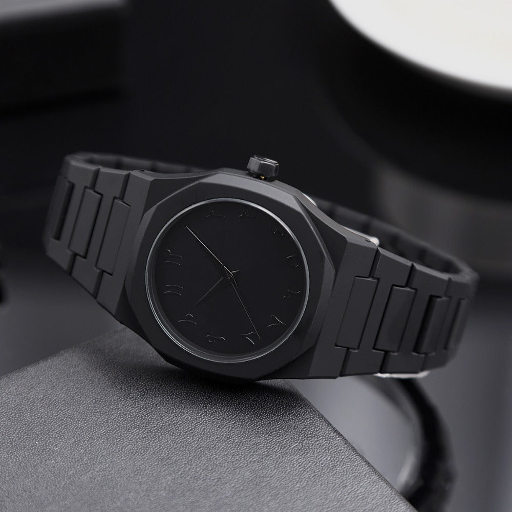 Men's Quartz Watch - 's Black Dial Minimalist - Classic Casual Sport Wristwatch for , Durable - product detail view 9
