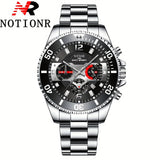 silvery black watch