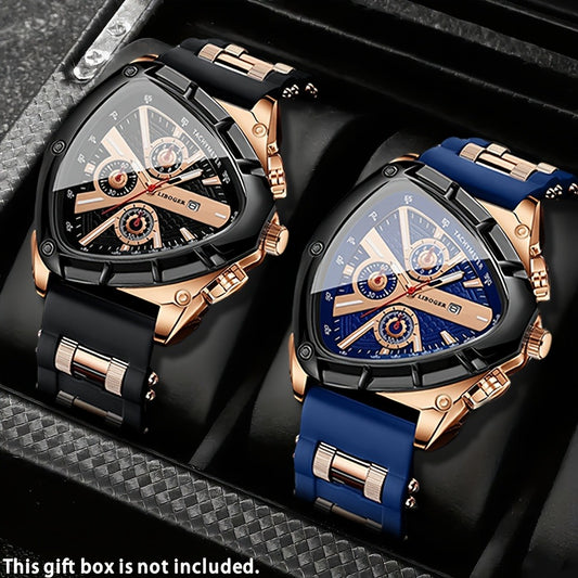Men's Quartz Watch - 's Casual Fashion Date Calendar Display Analog Pointer Single or 2pcs Set - main product view